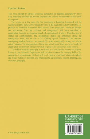 Industrial Organisation and Location