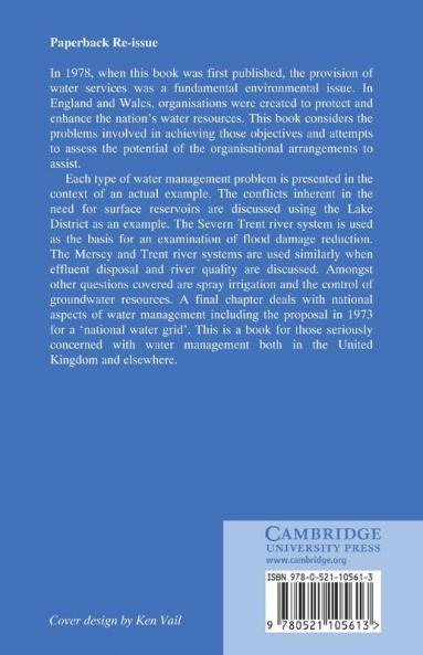 Water Management in England and Wales