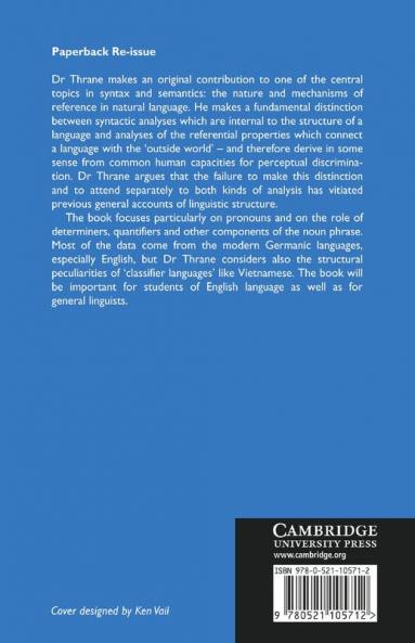 Referential-Semantic Analysis