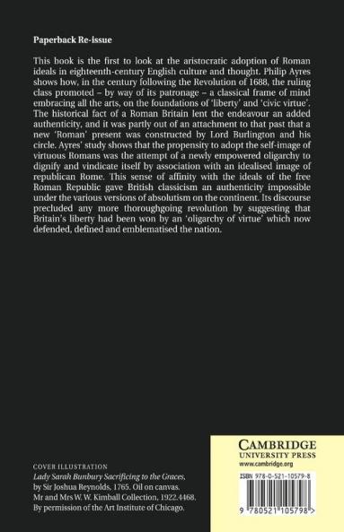 Classical Culture and the Idea of Rome in Eighteenth-Century England