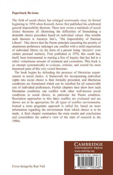 Libertarian Conflicts in Social Choice