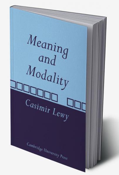 Meaning and Modality
