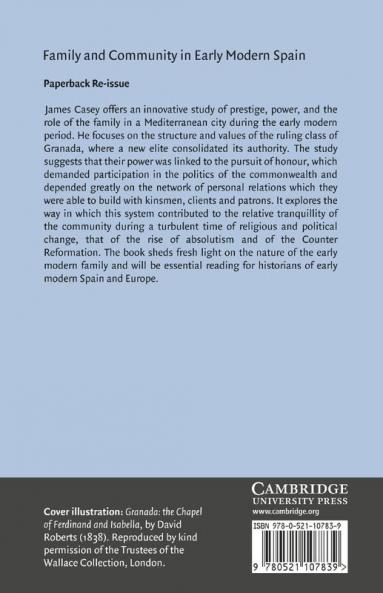 Family and Community in Early Modern Spain