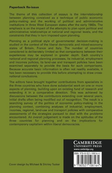 Planning Politics and Public Policy