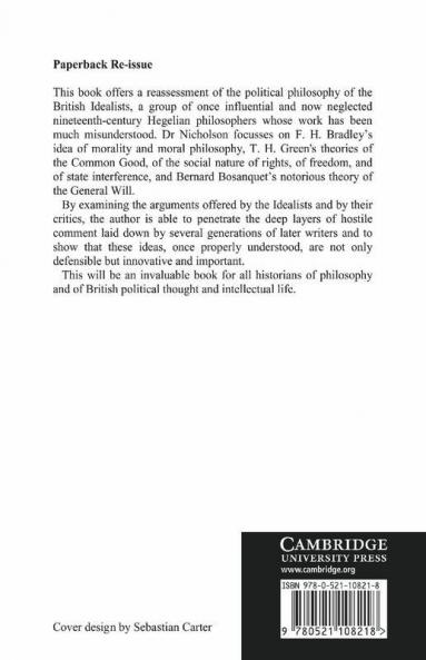 The Political Philosophy of the British Idealists