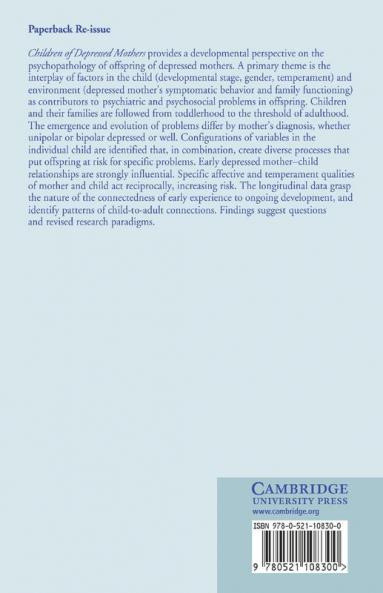 Children of Depressed Mothers