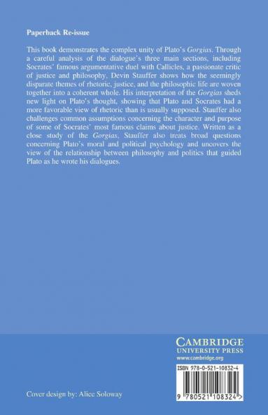 The Unity of Plato's 'Gorgias'