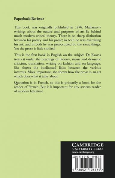 The Prose of Mallarme