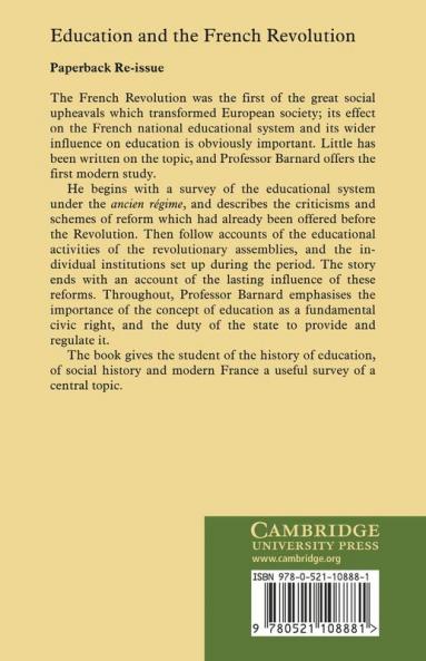 Education and the French Revolution