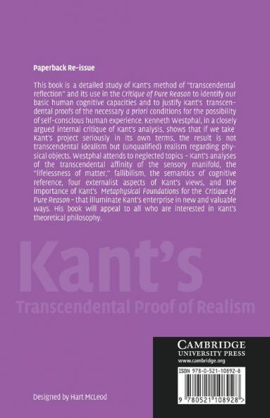 Kant's Transcendental Proof of Realism