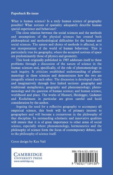 Phenomenology Science and Geography