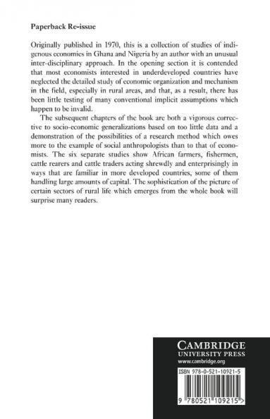 Studies in Rural Capitalism in West Africa