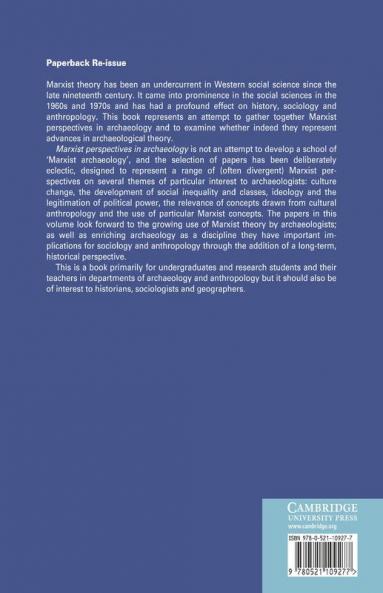 Marxist Perspectives in Archaeology