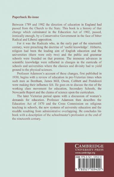 English Education1789-1902