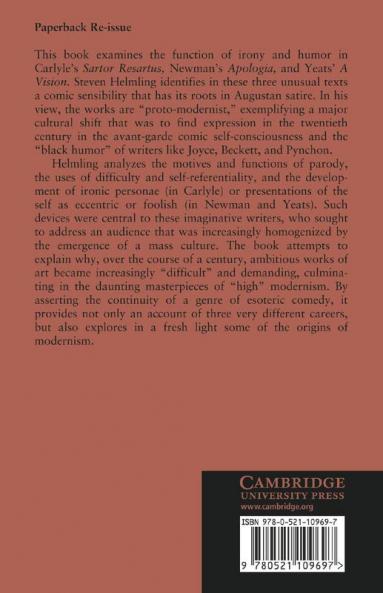 The Esoteric Comedies of Carlyle Newman and Yeats