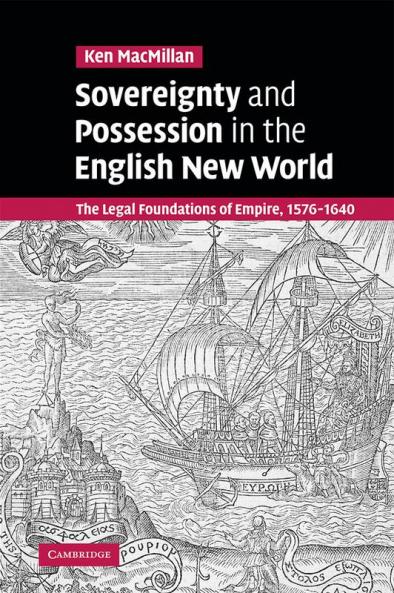 Sovereignty and Possession in the English New World