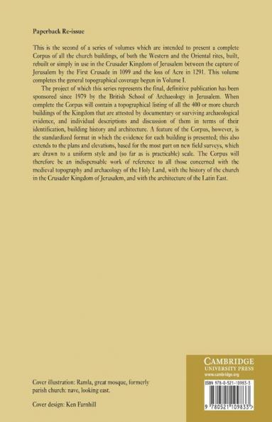 The Churches of the Crusader Kingdom of Jerusalem