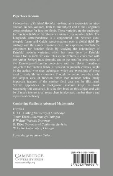 Cohomology of Drinfeld Modular Varieties Part 2 Automorphic Forms Trace Formulas and Langlands Correspondence