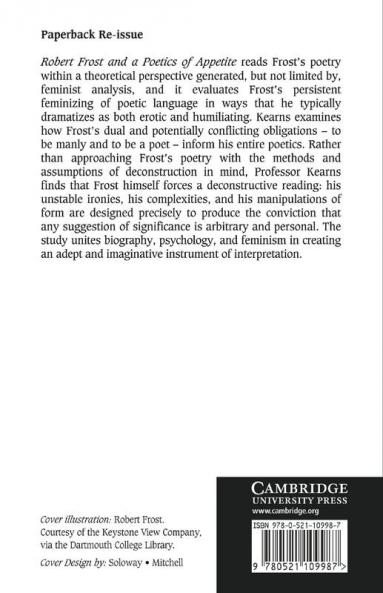 Robert Frost and a Poetics of Appetite