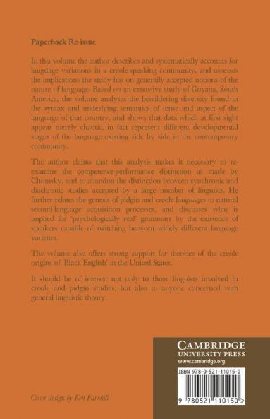 Dynamics of a Creole System