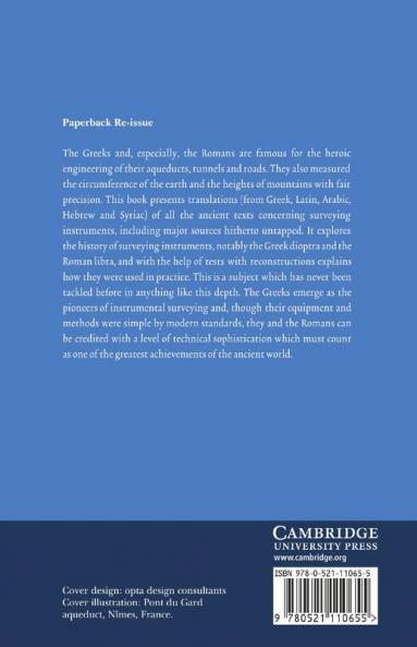 Surveying Instruments of Greece and Rome
