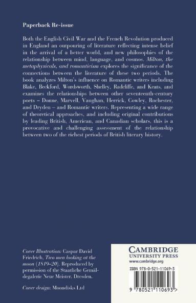 Milton the Metaphysicals and Romanticism