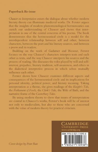 Chaucer on Interpretation