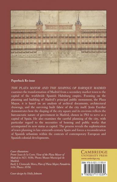 The Plaza Mayor and the Shaping of Baroque Madrid