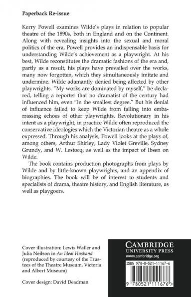 Oscar Wilde and the Theatre of the 1890s
