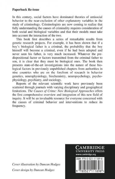 The Causes of Crime