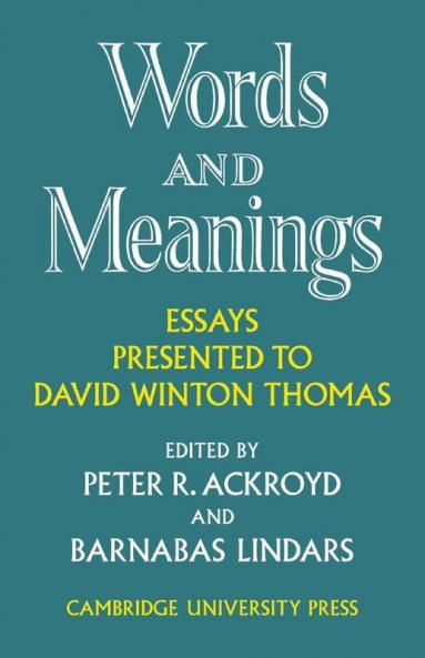 Words and Meanings