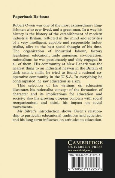 Robert Owen on Education