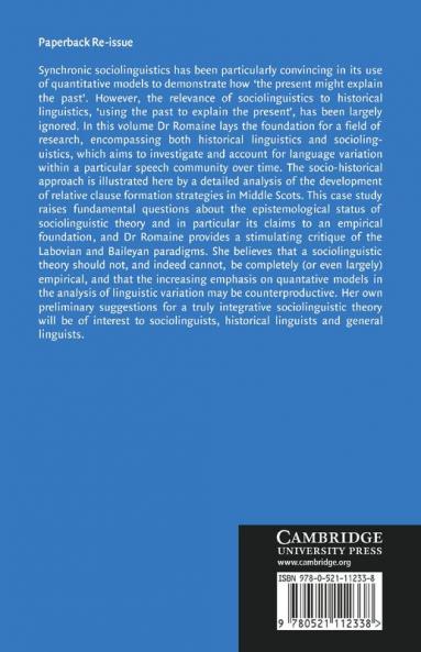 Socio-Historical Linguistics