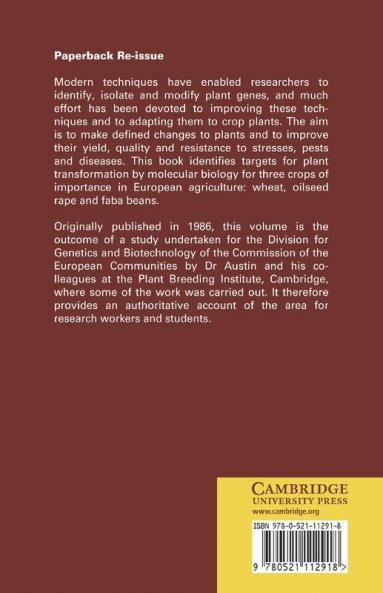 Molecular Biology and Crop Improvement