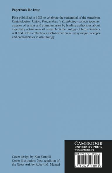 Perspectives in Ornithology