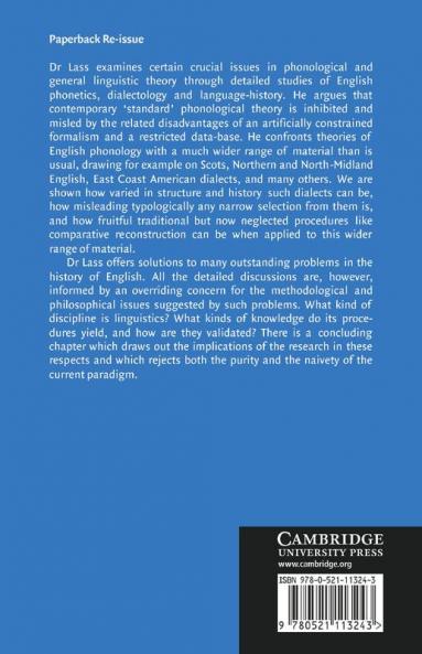English Phonology and Phonological Theory