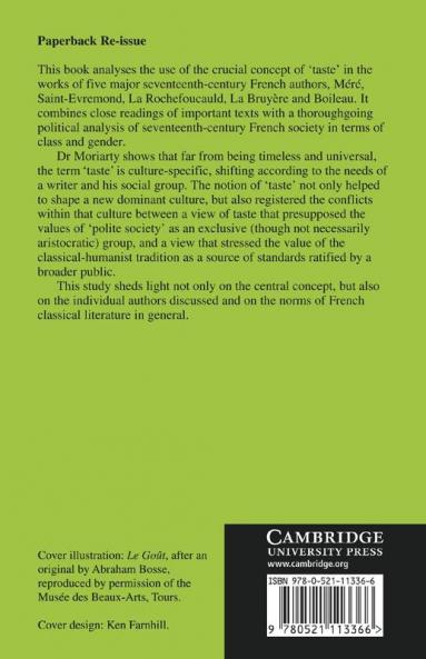 Taste and Ideology in Seventeenth-Century France