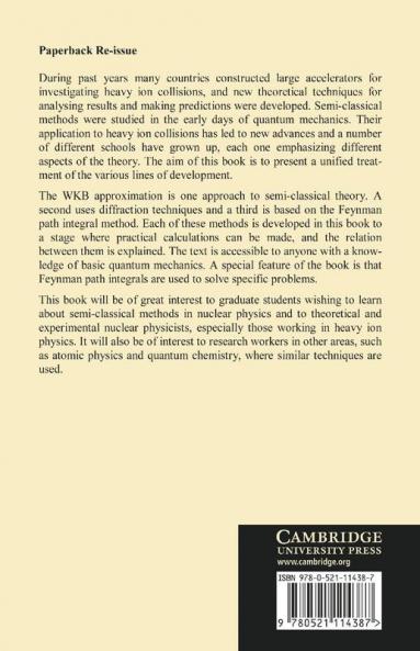 Semi-Classical Methods for Nucleus-Nucleus Scattering