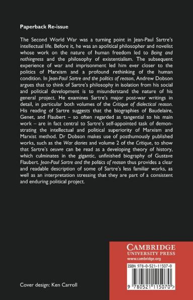 Jean-Paul Sartre and the Politics of Reason