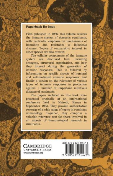 The Ruminant Immune System in Health and Disease