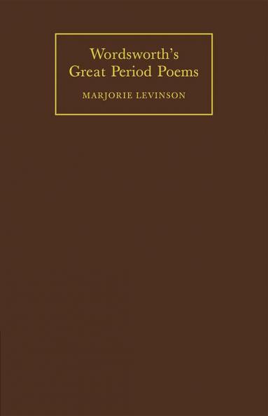 Wordsworth's Great Period Poems