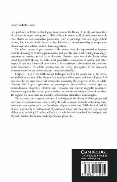 The Theory of Transition-Metal Ions