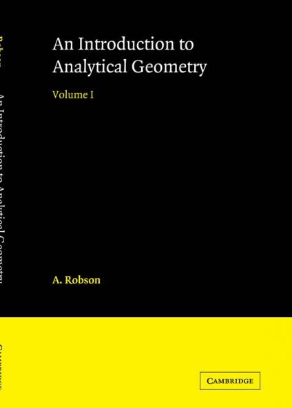 Introduction to Analytical Geometry