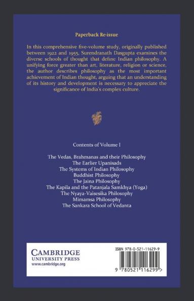 A History of Indian Philosophy