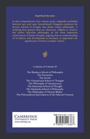 A History of Indian Philosophy