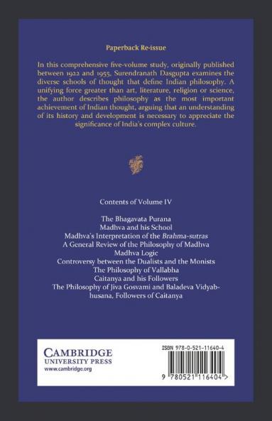 A History of Indian Philosophy