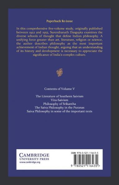 A History of Indian Philosophy