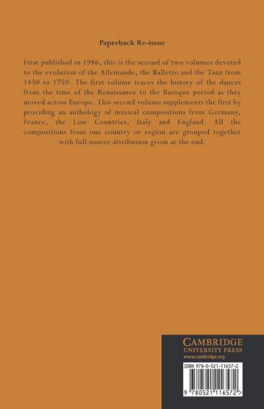 The Allemande and the Tanz