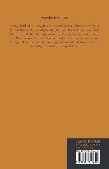 The Allemande and the Tanz