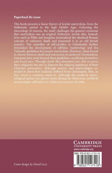 Jewish Martyrs in the Pagan and Christian Worlds